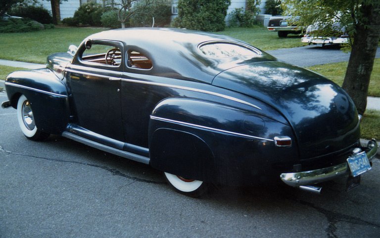 Sam Barris 1949 Mercury notice the Lincoln Pushbuttons in the door